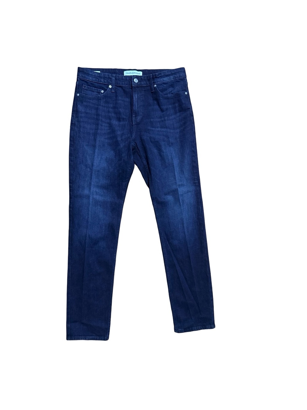 Calvin Klein Men's Indigo Slim Straight Jeans